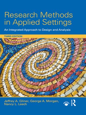 cover image of Research Methods in Applied Settings